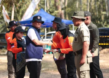 Gubernur Jawa Tengah, Ahmad Luthfi, menghadiri penutupan pelatihan peningkatan kapasitas personel TRC Jawa Tengah di Balai Pemantapan Kawasan Hutan (BPKH) Penggaron, Kabupaten Semarang, Minggu, 6 September 2026. (Humas Pemprov Jateng/Lingkarjateng.id)