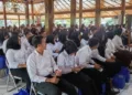 PPPK Paruh Waktu Pemkab Grobogan saat mengikuti pelantikan. (Ahmad Abror/Lingkarjateng.id)