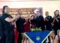 Wakil Ketua III DPRD Pati (ketiga kiri) saat menghadiri peringatan ulang tahun ke-4 LSM Joyo Kusumo di Gedung PGRI Pati, Sabtu, 5 September 2026. (Dok. Pribadi/Lingkarjateng.id)