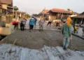 Proyek perbaikan jalan di Kabupaten Pati. (Lingkarjateng.id)