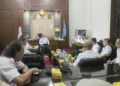 Wakil Wali Kota Salatiga Nina Agustin memimpin rapat koordinasi Satuan Tugas MBG Kota Salatiga di Ruang Kerja Wakil Wali Kota, Rabu, 23 September 2026. (dok Prokompim Setda Salatiga/Lingkarjateng.id)