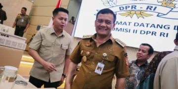 Gubernur Jawa Tengah, Ahmad Luthfi, saat mengikuti usai mengikuti Rapat Dengar Pendapat dengan Komisi II DPR RI di Gedung Parlemen, Jakarta pada Selasa, 15 September 2026. (Humas Pemprov Jateng/Lingkarjateng.id)