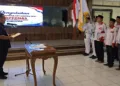 Pengukuhan perwakilan 19 Dewan Pimpinan Kecamatan (DPK) Abpednas Kabupaten Pekalongan di Aula Lantai 1 Setda Kabupaten Pekalongan, Jumat (11/9/2026). Foto : Fahri Akbar/Lingkar