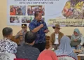Kegiatan “Peningkatan Kualitas Kebijakan melalui Media Tradisional & Diseminasi Hasil Kajian Aksi Adaptasi dan Mitigasi terhadap Dampak Perubahan Iklim dan Rencana Implementasi” di Desa Bubak, Kecamatan Kandangserang, Kabupaten Pekalongan, Sabtu (19/9/2026). Foto : Fahri Akbar/Lingkar