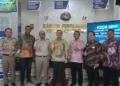 Wali Kota Pekalongan, H.A. Afzan Arslan Djunaid (tengah), menghadiri peluncuran Layanan Perintis peralihan sertifikat di Loket Kantah/BPN Kota Pekalongan, Kamis, 24 September 2026. (Fahri Alakbar/Lingkarjateng.id)