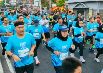 Sebanyak 7.000 pelari mengikuti Solo Run Fest 2026 di Kota Surakarta, Jawa Tengah. (Dok. Pemprov Jateng/Lingkarjateng.id)