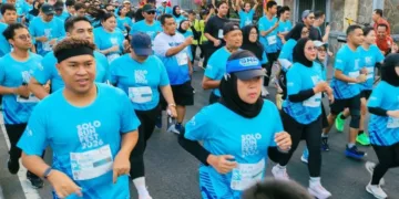 Sebanyak 7.000 pelari mengikuti Solo Run Fest 2026 di Kota Surakarta, Jawa Tengah. (Dok. Pemprov Jateng/Lingkarjateng.id)