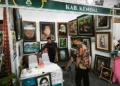 Karya seni berupa lukisan hasil kreativitas seniman Kabupaten Kendal dipromosikan di ajang MTQ Expo XXXI Tingkat Provinsi Jawa Tengah Tahun 2026. (Dok. Pribadi/Lingkarjateng.id)