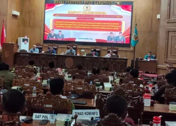 DPRD Pati menggelar rapat dengan agenda penetapan Perubahan APBD 2026 pada Jumat, 18 September 2026. (Lingkarjateng.id)
