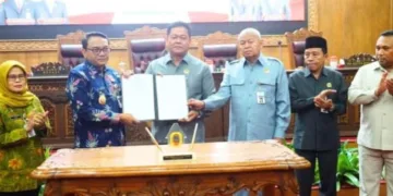 DPRD dan Pemkab Pati menyepakati APBD Perubahan Kabupaten Pati 2026 saat rapat paripurna pada Jumat, 18 September 2026. (Dok. for Lingkarjateng.id)
