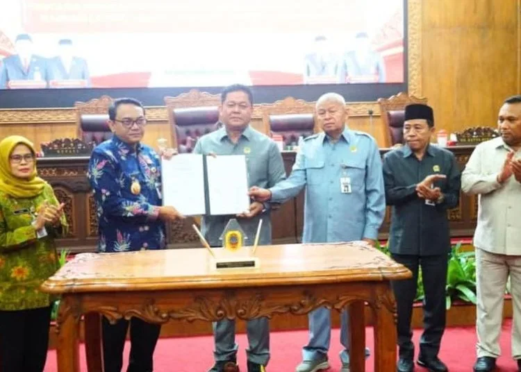 DPRD dan Pemkab Pati menyepakati APBD Perubahan Kabupaten Pati 2026 saat rapat paripurna pada Jumat, 18 September 2026. (Dok. for Lingkarjateng.id)