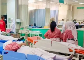 Siswa di Kecamatan Gembong menjalani perawatan medis usai diduga keracunan MBG pada Rabu, 9 September 2026. (Lingkarjateng.id)