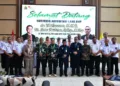 Plt Bupati Pekalongan Sukirman saat menyambut tim surveyor akreditasi di RSUD Kajen, Rabu, 16 September 2026. (Fahri Akbar/Lingkarjateng.id)