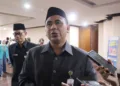 Wakil Gubernur Jawa Tengah, Taj Yasin Maimoen, memberi keterangan usai menghadiri rapat pariprna di Gedung DPRD Jateng, Kamis, 3 September 2026. (Rizky Syahrul Al-Fath/Lingkarjateng.id)