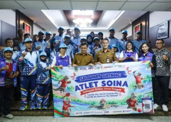 Pemerintah Provinsi Jawa Tengah melepas atlet SOINA yang akan bertanding di Pekan Special Olympics Nasional (Pesonas) II 2026 di Nusa Tenggara Timur (NTT) pada 14–18 Oktober 2026. (Humas Pemprov Jateng)