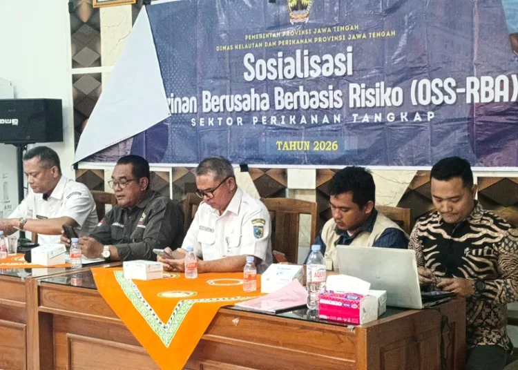 Sosialisasi dan gerai perizinan usaha berbasis risiko bagi nelayan tersebut yang berlangsung di Kantor Dinas Kelautan dan Perikanan Demak Rabu-Kamis (21-22/10/2026). Foto :Dok.TAKA for Lingkar
