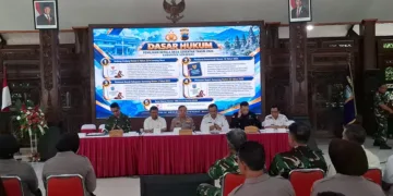 Rapat Koordinasi (Rakor) Pengamanan Pilkades di Kabupaten Semarang. Foto: Lingkar Network/Hesty)