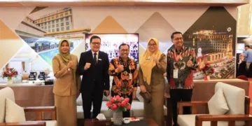 Pertemuan panitia Borobudur & Beyond Tourism Expo (BBTE) 2026 bersama PT Raja MICE Indonesia (RajaMICE) dengan Pemerintah Kabupaten Magelang, Minggu, 25 Oktober 2026. (dok for Lingkarjateng.id)