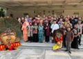 Pemerintah Kabupaten Blora menjalin kesepakatan bersama Pemkab Ponorogo terkait dukungan pengajuan kesenian barongan Blora sebagai warisan budaya tak benda di Rumah Dinas Bupati Ponorogo, Jumat, 16 Oktober 2026. (Humas Pemkab Blora/Lingkarjateng.id)