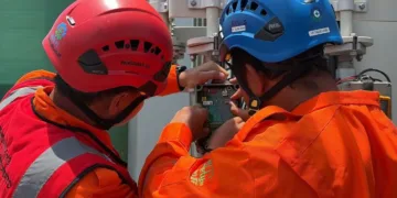 PLN UPT Purwokerto deteksi dini potensi gangguan kelistrikan melalui pengujian Trafo 3 di Gardu Induk (GI) 150 kV Kebumen pada Senin, 12 Oktober 2026. (dok for Lingkarjateng.id)