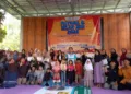 Para peserta dan pemenang lomba Festival & Gelar Seni di Rumah Baca Purnama Desa Luwung, Kabupaten Banjarnegara, Rabu, 14 Oktober 2026. (dok for Lingkarjateng.id)
