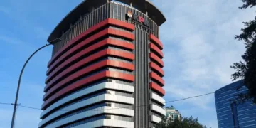 Gedung Merah Putih KPK di Jakarta. (Antara/Lingkarjateng.id)