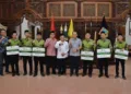 Pemerintah Kabupaten Kudus memberikan apresiasi terhadap Kontingen Kudus yang berprestasi di MTQ Nasional 2026 di Pendopo Kabupaten Kudus, Jumat, 2 Oktober 2026. (Nisa Hafizhotus Syarifa/Lingkarjateng.id)