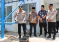 Kapolres Demak meresmikan sumur bor di Desa Ngaluran yang terdampak kekeringan krisis akan air bersih. Foto : Lingkar Network/Burhan
