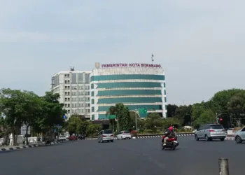 Gedung Pandanaran Kota Semarang. Foto : Lingkar Network/Syahril