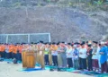 Pemerintah Kabupaten Banjarnegara bersama masyarakat melaksanakan salat istisqa di Lapangan Tembak Letda Makhlani, Desa Kebutuhjurang, Kecamatan Pagedongan, Kabupaten Banjarnegara pada Senin, 5 Oktober 2026. (Humas Pemkab Banjarnegara)