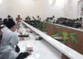 Bupati Kendal, Dyah Kartika Permanasari, membuka kegiatan Statistical Coaching Clinic (SCC) di Ruang Ngesti Widhi Setda Kendal, Kamis 22 Oktober 2026. (Anik Kustiani/Lingkarjateng.id)
