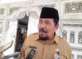 Kepala Disporapar Kendal, Mardi, saat diwawancarai, Selasa, 20 Oktober 2026. (Anik Kustiani/Lingkarjateng.id)