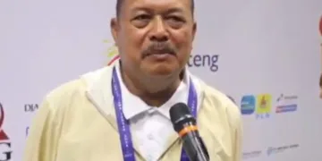 Ketua KONI Jawa Tengah, Sudjarwanto. (Rizky Syahrul Al-Fath/Lingkarjateng.id)
