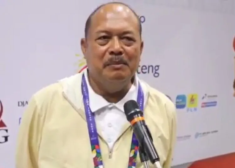 Ketua KONI Jawa Tengah, Sudjarwanto. (Rizky Syahrul Al-Fath/Lingkarjateng.id)