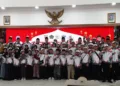 Pelepasan kontingen Kendal untuk mengikuti Porsadin Jateng di Pendopo Tumenggung Bahurekso Kendal, Jumat, 9 Oktober 2026. (Anik Kustiani/Lingkarjateg.id)