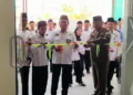 Peresmian kantor baru KUA Kaliwungu di Jalan Soekarno Hatta Kaliwungu Desa Karangtengah, Kecamatan Kaliwungu, Kabupaten Kendal pada Senin, 19 Oktober 2026. (Anik Kustiani/Lingkarjateng.id)