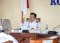 Wali Kota Salatiga, Robby Hernawan, saat mengukuti rapat pengendalian Operasional Kegiatan (POK) Tingkat Kota Salatiga di Kantor Setda, Rabu, 28 Oktober 2026. (Dok Prokompim Setda Salatiga/Lingkarjateng.id)
