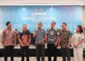 Sekda Jawa Tengah, Sumarno, saat menghadiri peluncuran Sprin Run 2027 di Restoran Alam Indah, Kota Semarang, Selasa, 13 Oktober 2026. (Humas Pemprov Jateng/Lingkarjateng.id)