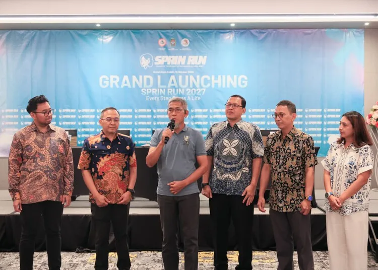 Sekda Jawa Tengah, Sumarno, saat menghadiri peluncuran Sprin Run 2027 di Restoran Alam Indah, Kota Semarang, Selasa, 13 Oktober 2026. (Humas Pemprov Jateng/Lingkarjateng.id)