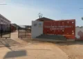 Gerbang masuk Sekolah Rakyat Terintegrasi I Tlogowungu, Kabupaten Pati, Rabu, 7 Oktober 2026. (Mohammad Fahtur Rohman/Lingkarjateng.id)