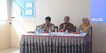 Suasana sosialisasi Portal Perlindungan Sosial (Perlinsos) di Aula Kecamatan Kaliwungu, Selasa, 20 Oktober 2026. (Anik Kustiani/Lingkarjateng.id)