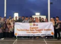 Badan Penanggulangan Bencana (BPBD) Kabupaten Kendal dalam acara pembentukan Desa Tangguh Bencana di Desa Medono, Kecamatan Boja, Kabupaten Kendal, Jumat, 23 Oktober 2026. (dok for Lingkarjateng.id)