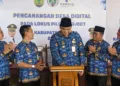 Wakil Bupati Jepara M. Ibnu Hajar meluncurkan Pencanangan Desa Digital di Balai Desa Kelet, Kecamatan Keling, Kabupaten Jepara, Kamis, 1 Oktober 2026. (Tomi Budianto/Lingkarjateng.id)