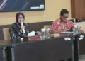 Wakil Wali Kota Pekalongan, Balgis Diab, saat membuka kick off Festival Inovasi di Ruang Buketan Setda Kota Pekalongan, Kamis, 8 Oktober 2026. (Fahri Alakbar/Lingkarjateng.id)