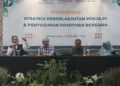 Suasana Workshop Gagasan Exit Strategy dan Komitmen Bersama Penyusunan Draf Gagasan Exit Strategy Tingkat Kota bersama Kelompok Kerja (Pokja) Perubahan Iklim di Hotel Nirwana, Kota Pekalongan, Jumat, 23 Oktober 2026. (Humas Pemkot Pekalongan/Lingkarjateng.id)
