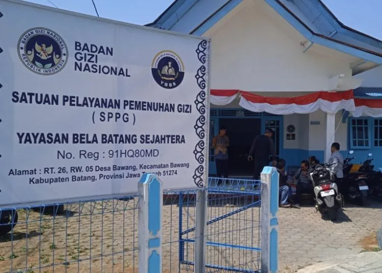 SPPG Bela Batang Sejahtera, Kecamatan Bawang, Kabupaten Batang dihentikan permanen usai ratusan penerima MBG mengalami keracunan. (dok. Pemkab Batang/Lingkarjateng.id)