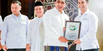 Wakil Gubernur Jawa Tengah, Taj Yasin Maimoen dalam kegiatan Sharia Economic Leaders Forum (SELF) Jateng 2026 di Padma Hotel Semarang, Jumat, 2 Oktober 2026. (Dok. Pemprov Jateng/Lingkarjateng.id)