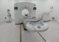 Mesin CT Scan 64 slice yang dihadirkan RSUD Bendan Kota Pekalongan. (Fahri Akbar/Lingkarjateng.id)