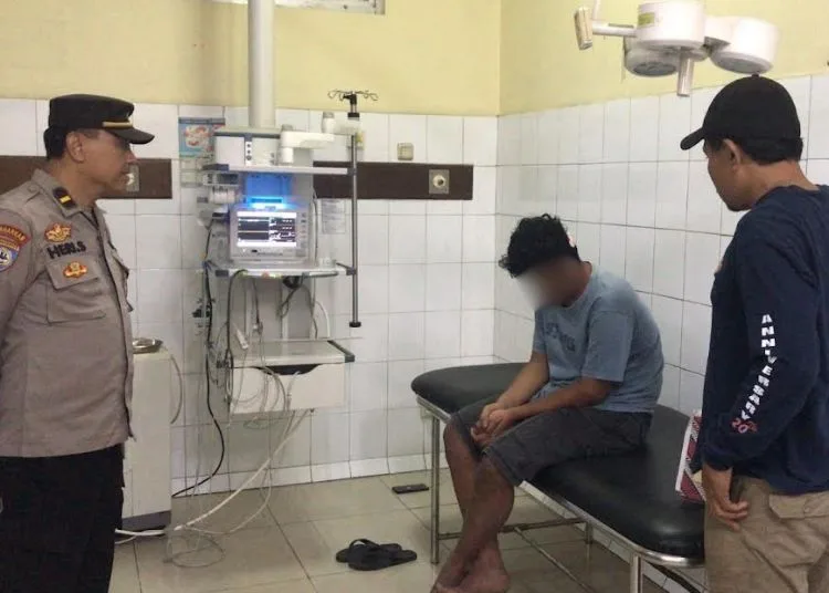 MS (18) warga Kecamatan Bringin, Kabupaten Semarang dirawat di rumah sakit Salatiga, Jumat, 30 Oktober 2026. (Dok.Humas Polres Salatiga/Lingkarjateng.id)