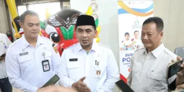 Wakil Gubernur Jawa Tengah sekaligus Ketua Umum PB Pekan Olahraga Provinsi (Porprov) Jateng XVII 2026, Taj Yasin Maimoen memberikan keterangan, Rabu, 21 Oktober 2026. (Humas Pemprov Jateng)